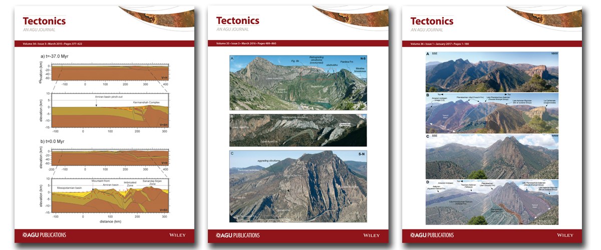 En la imagen, algunas portadas anteriores de Fotos20170913 TectonicsCover 03