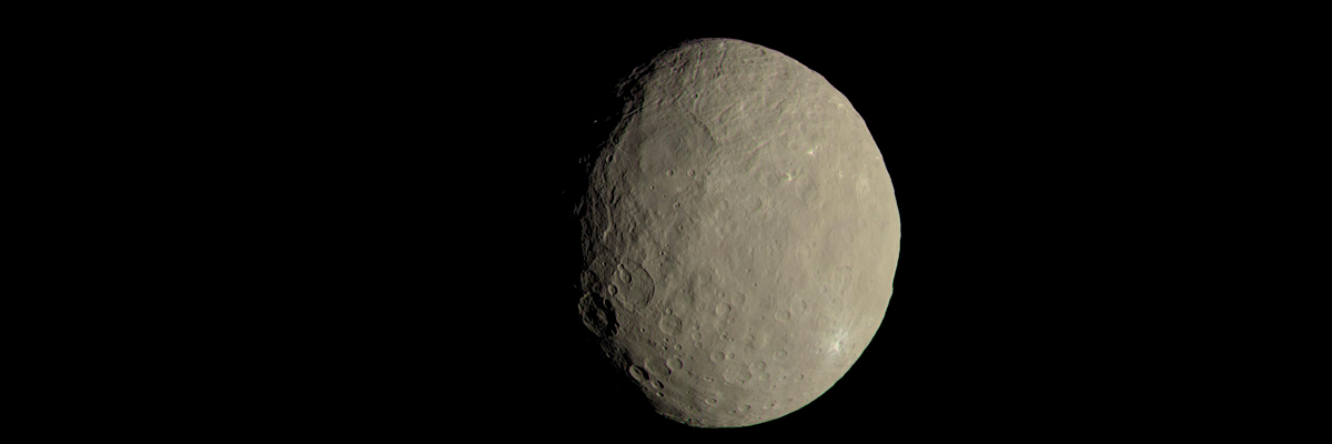 Imagen del planeta enano Ceres (Imagen:NASA/JPL-Caltech/UCLA/MPS/DLR/IDA)