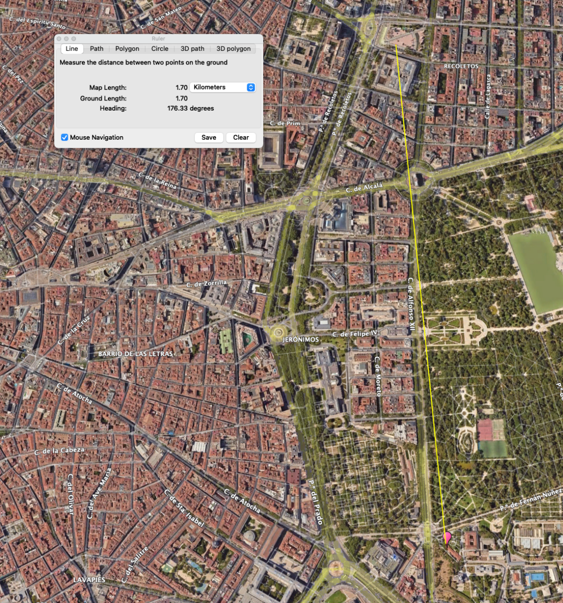 Ubicació del sismòmetre de l'IGN al Real Observatori de Madrid.